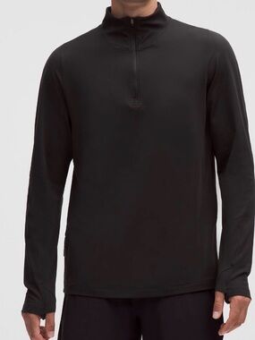 lululemon athletica Rulu Fleece Half Zip Long Sleeve NWT Size Large.